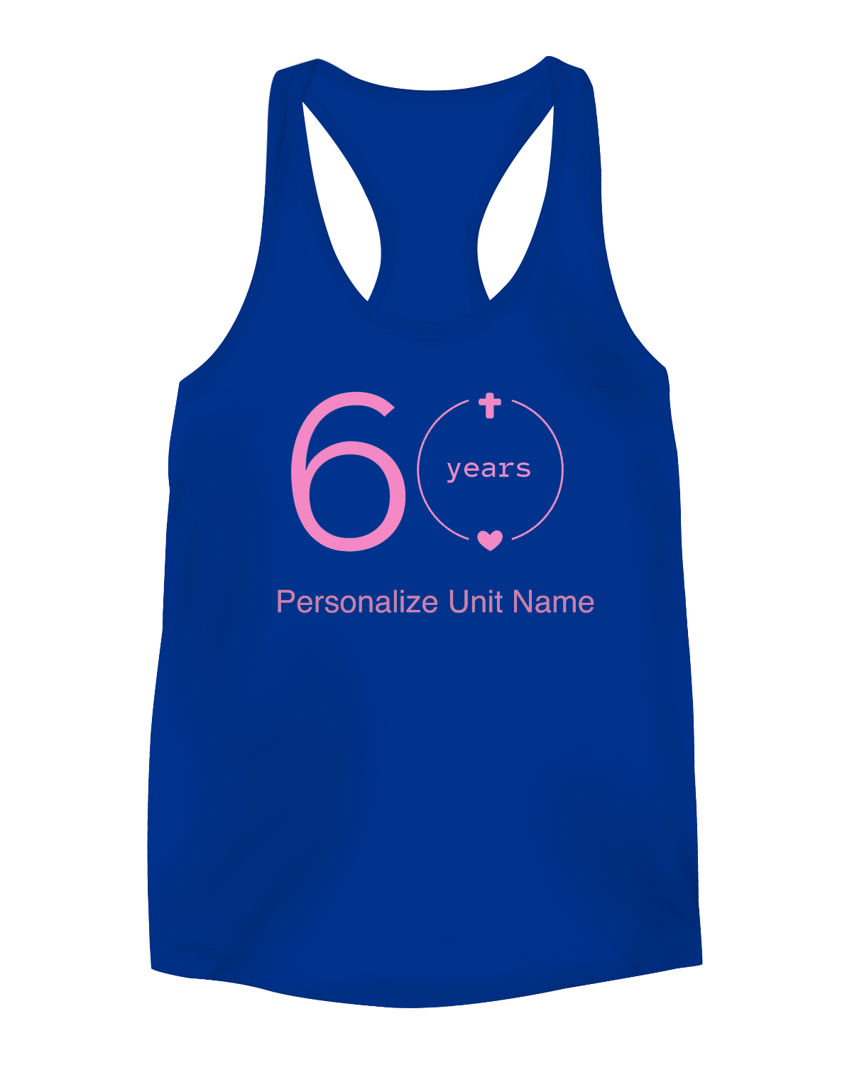60 Years - Ladies Tank - Personalized