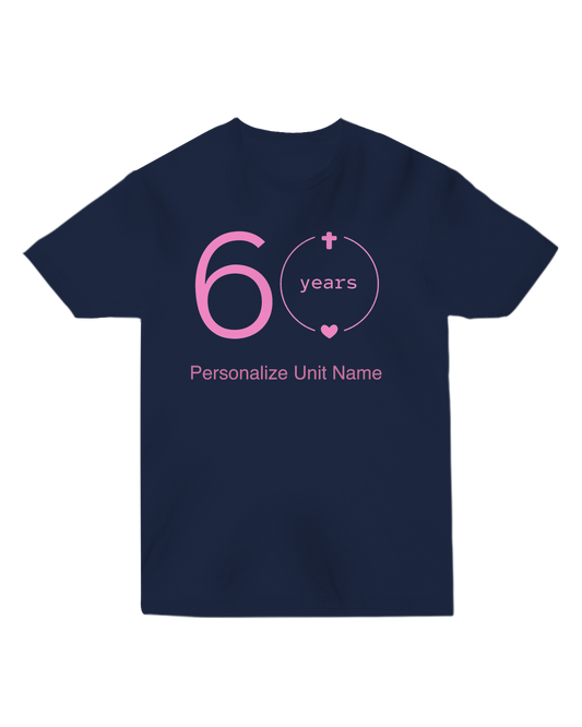 60 Years - Unisex Tee - Personalized