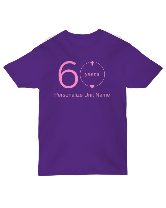 60 Years - Ladies' Classic Boyfriend Tee - Personalized