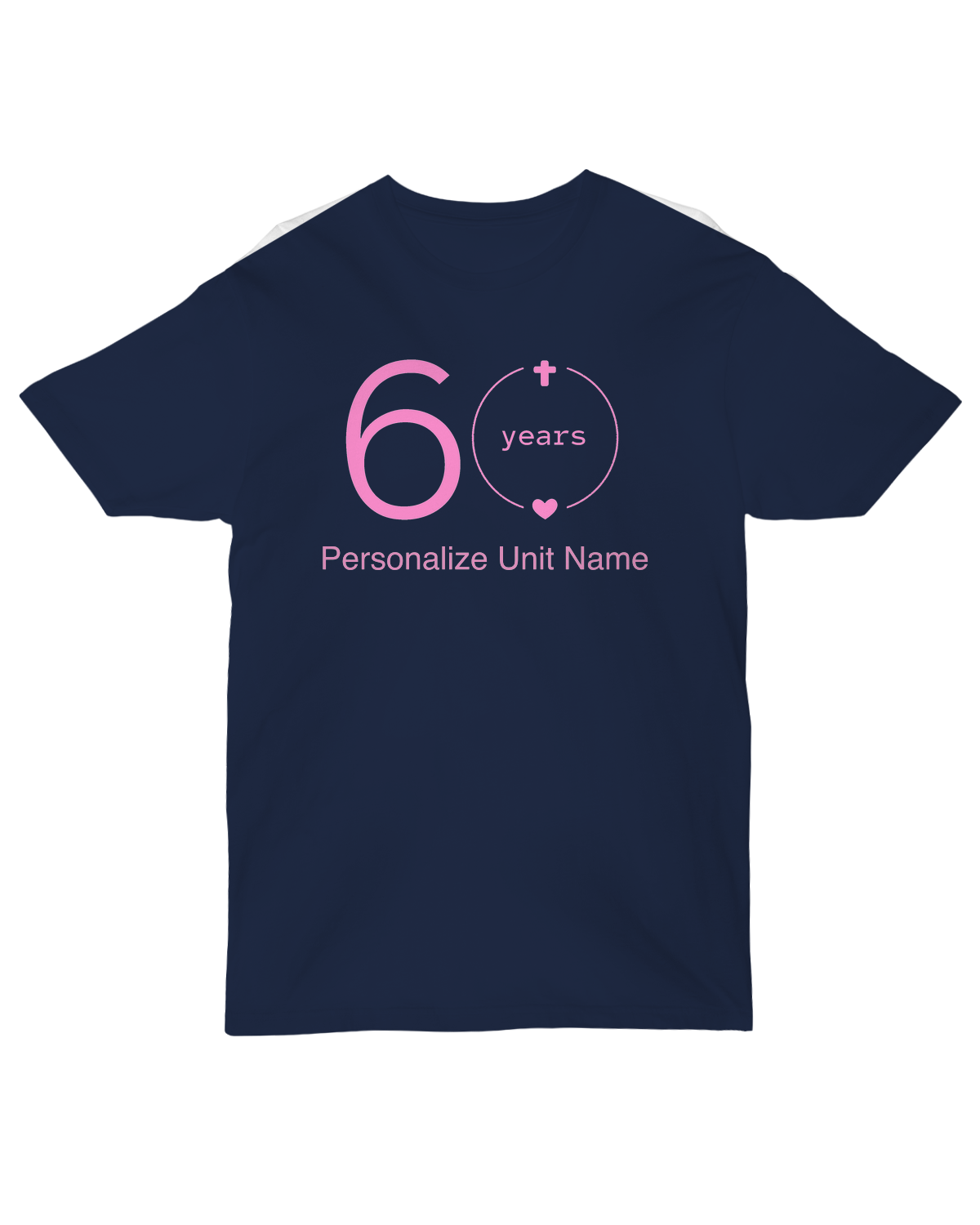 60 Years - Ladies' Classic Boyfriend Tee - Personalized